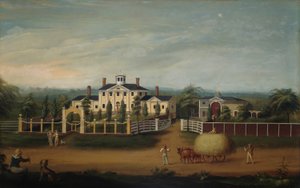 New England Country Seat av Artist Unknown