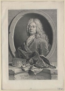 Nicolas de Largilliere (tryck) av Artist Unknown