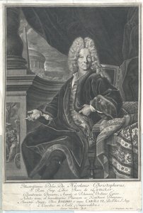 Nicolaus Christoph baron von Lyncker av Artist Unknown