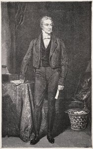 PEEL, Robert (1788-1850). Förenade kungarikets premiärminister (1834-1835 och 1841-1846). Gravyr för Rafael Ward. Gravyr. av Artist Unknown