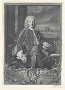 Paul Jakob von Marperger av Artist Unknown
