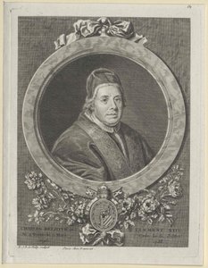 Påven Clemens XIII (tryck) av Artist Unknown
