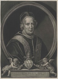 Påven Clemens XII (tryck) av Artist Unknown