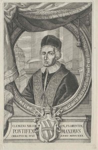 Påven Clemens XII (tryck) av Artist Unknown