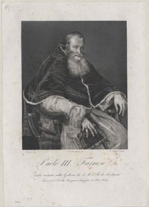 Påven Paulus III av Artist Unknown