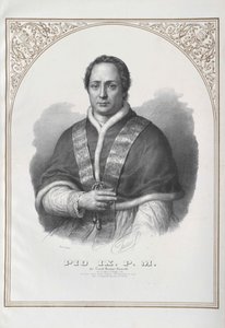 Påve Pius IX av Artist Unknown