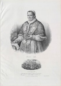 Påve Pius IX av Artist Unknown