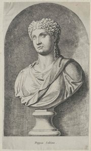 Poppaea Sabina (tryck) av Artist Unknown