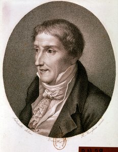 Porträtt av Alessandro Volta (gravyr) av Artist Unknown
