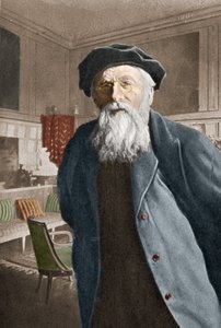 Porträtt av Auguste Rodin Fransk skulptör. av Artist Unknown