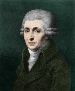 Porträtt av Franz Joseph Haydn (1732-1809). av Artist Unknown