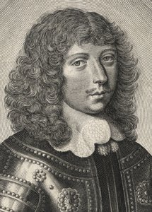 Porträtt av Gaspard III de Coligny, hertig av Chatillon - 1584-1646 (gravyr) av Artist Unknown