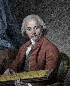 Porträtt av den tyske tonsättaren, organisten, läraren och teoretikern Georg Joseph Vogler av Artist Unknown