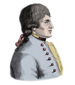 Porträtt av Giovanni Battista Pergolesi, italiensk kompositör.
