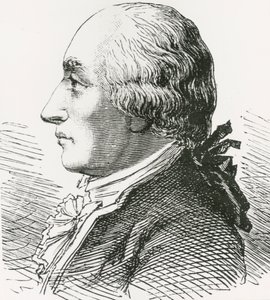 Porträtt av Jacques Charles (tryck) av Artist Unknown