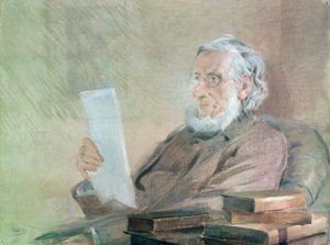 Porträtt av John Tyndall (Leighlin Bridge av Artist Unknown