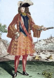 Porträtt av marskalk Francois de Neufville, hertig av Villeroy - Francois de Neufville de Villeroy av Artist Unknown