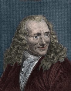 Porträtt av Voltaire