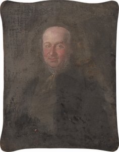 Porträtt av en man (olja på duk) av Artist Unknown