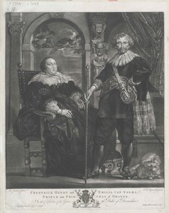 Prins av Oranien Fredrik Henrik av Artist Unknown