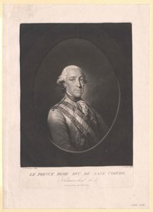 Prins av Sachsen Coburg-Saalfeld Frederic Josiah av Artist Unknown