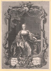 Prinsessan av Bayern Maria Josefa av Artist Unknown