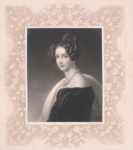 Prinsessan av Bayern Sophie (tryck) av Artist Unknown