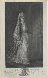 Prinsessan av Danmark Louisa av Artist Unknown