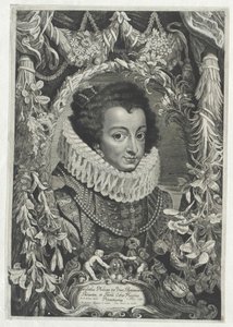 Prinsessan av Frankrike Elisabeth (tryck) av Artist Unknown