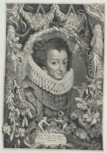 Prinsessan av Frankrike Elisabeth (tryck) av Artist Unknown