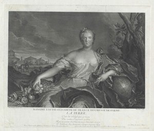 Prinsessan av Frankrike Elisabeth av Artist Unknown