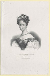 Prinsessan av Frankrike Marie (tryck) av Artist Unknown