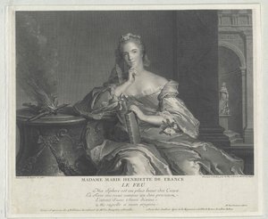Prinsessa av Frankrike Marie Henriette av Artist Unknown