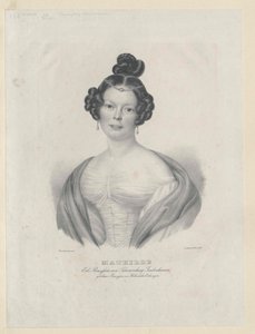 Prinsessa av Hohenlohe-Oehringen Mathilde av Artist Unknown