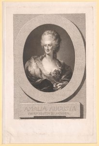 Prinsessa av Pfalz-Zweibrücken-Birkenfeld Amalie Auguste av Artist Unknown