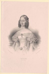 Prinsessan av Sachsen-Coburg-Gotha Victoria av Artist Unknown