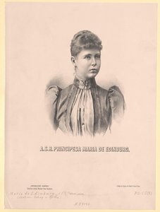 Prinsessan av Sachsen-Koburg-Gotha Mary av Artist Unknown