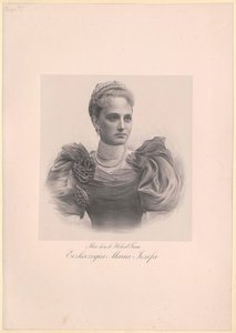 Prinsessan av Sachsen Maria Josefa av Artist Unknown