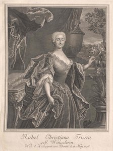 Rahel christiana Winckler av Artist Unknown