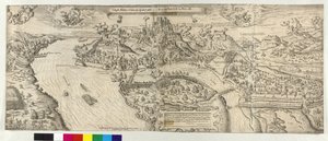 Återerövring av Esztergom 1595 av Artist Unknown