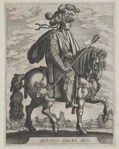 Romerske kejsaren Galba av Artist Unknown