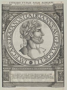 Romerske kejsaren Hadrianus av Artist Unknown