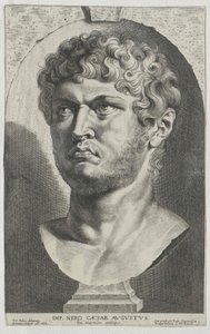 Romerske kejsaren Nero (tryck) av Artist Unknown