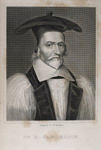 SANDERSON, Robert (1587-1663). Engelsk teolog och kasuistiker. Gravyr. av Artist Unknown