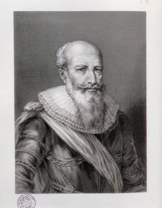 SULLY, Maximilian av Bethune, hertig av (1560-1641). Engelsk statsman. Etsning. SPANIEN. KATALONIEN. Barcelona, Katalonien. Biblioteca de Catalunya (Kataloniens nationalbibliotek) av Artist Unknown