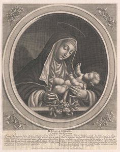 Sankt Rosa av Lima av Artist Unknown