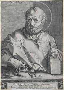 Den helige aposteln Petrus av Artist Unknown