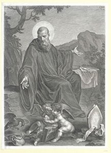 Sankt Benedictus av Nursia av Artist Unknown