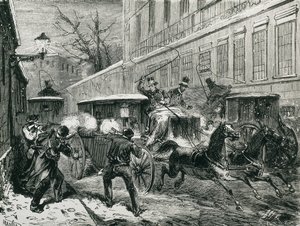Spanien (1870). Mordet på general Prim (Madrid den 27 december av Artist Unknown