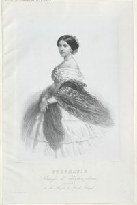 Stephanie Friederike av huset Hohenzollern-Sigmaringen av Artist Unknown